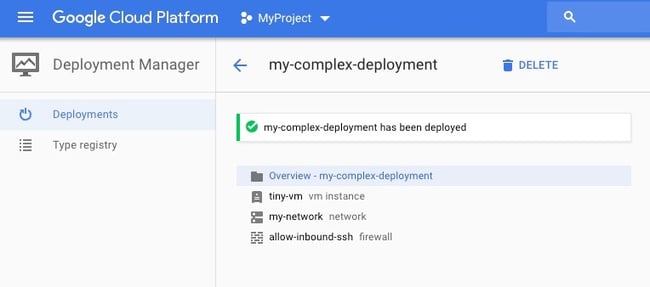 Google Cloud Platform - Deployment Manager
